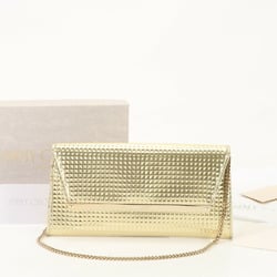 Jimmy Choo Chain Handbag 00G4ZM Clutch Gold Women's