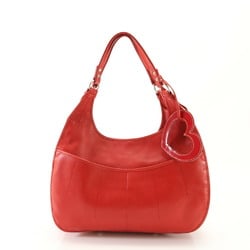 Christian Dior 02 BO 0078 Leather Shoulder Bag Handbag Heart Women's