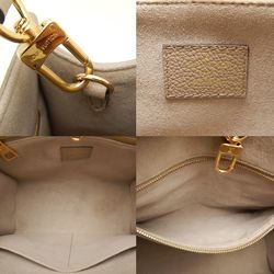 LOUIS VUITTON Louis Vuitton On the Go PM M45779 Tote Bag Monogram Empreinte Bicolor Tourterelle Creme 251882