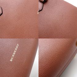 BURBERRY 3980803 2-Way Bag Leather Brown 351414