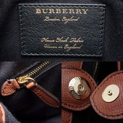 BURBERRY 3980803 2-Way Bag Leather Brown 351414