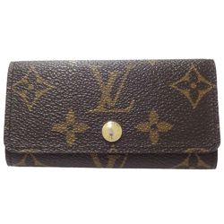 LOUIS VUITTON Louis Vuitton Monogram Key Case M62631 4 Multicle Brown 180568