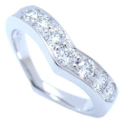 TIFFANY&Co. Tiffany V-Band Ring, 7P Diamond, Pt950 Platinum, 292054