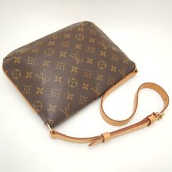 LOUIS VUITTON Louis Vuitton Monogram Musette Tango M51257 Shoulder Bag Short Brown 251879