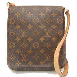 LOUIS VUITTON Louis Vuitton Monogram Musette Salsa M51258 Shoulder Bag Short Brown 251863