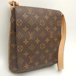 LOUIS VUITTON Louis Vuitton Monogram Musette Salsa M51258 Shoulder Bag Short Brown 251863