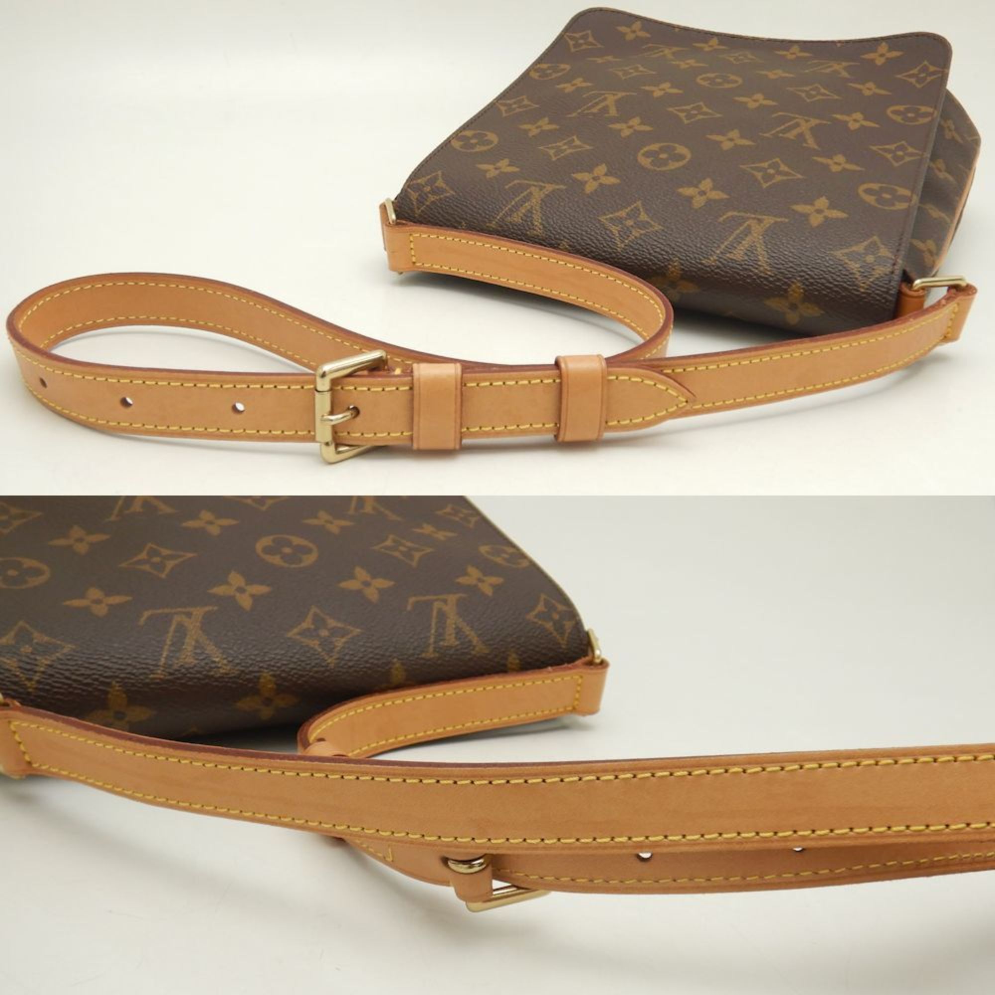 LOUIS VUITTON Louis Vuitton Monogram Musette Salsa M51258 Shoulder Bag Short Brown 251863