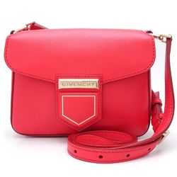 Givenchy Nobile shoulder bag in leather, red, 351415