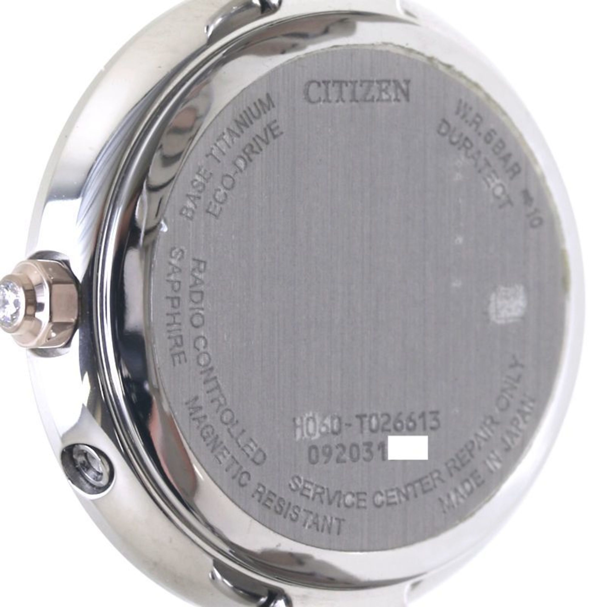 CITIZEN XC Mizu Collection ES9465-50W H060-T026613 Titanium Ladies 130183 Watch