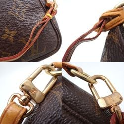 LOUIS VUITTON Louis Vuitton Monogram Pouch M51980 2Way Bag Brown 351402