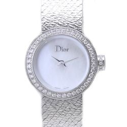 Christian Dior LA MINI D DE DIOR CD040110M0010000 Bezel Diamond Stainless Steel Women's 39505 Watch