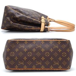 LOUIS VUITTON Louis Vuitton Monogram Batignolles Vertical M51153 Shoulder Bag Brown 351392