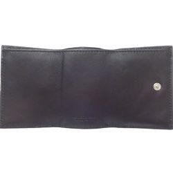 BOTTEGA VENETA Tiny Wallet Intrecciato Black Leather NERO 180566