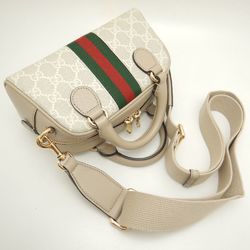 GUCCI 724606 Handbag Ophidia GG Supreme Canvas Beige 251846