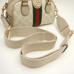 GUCCI 724606 Handbag Ophidia GG Supreme Canvas Beige 251846