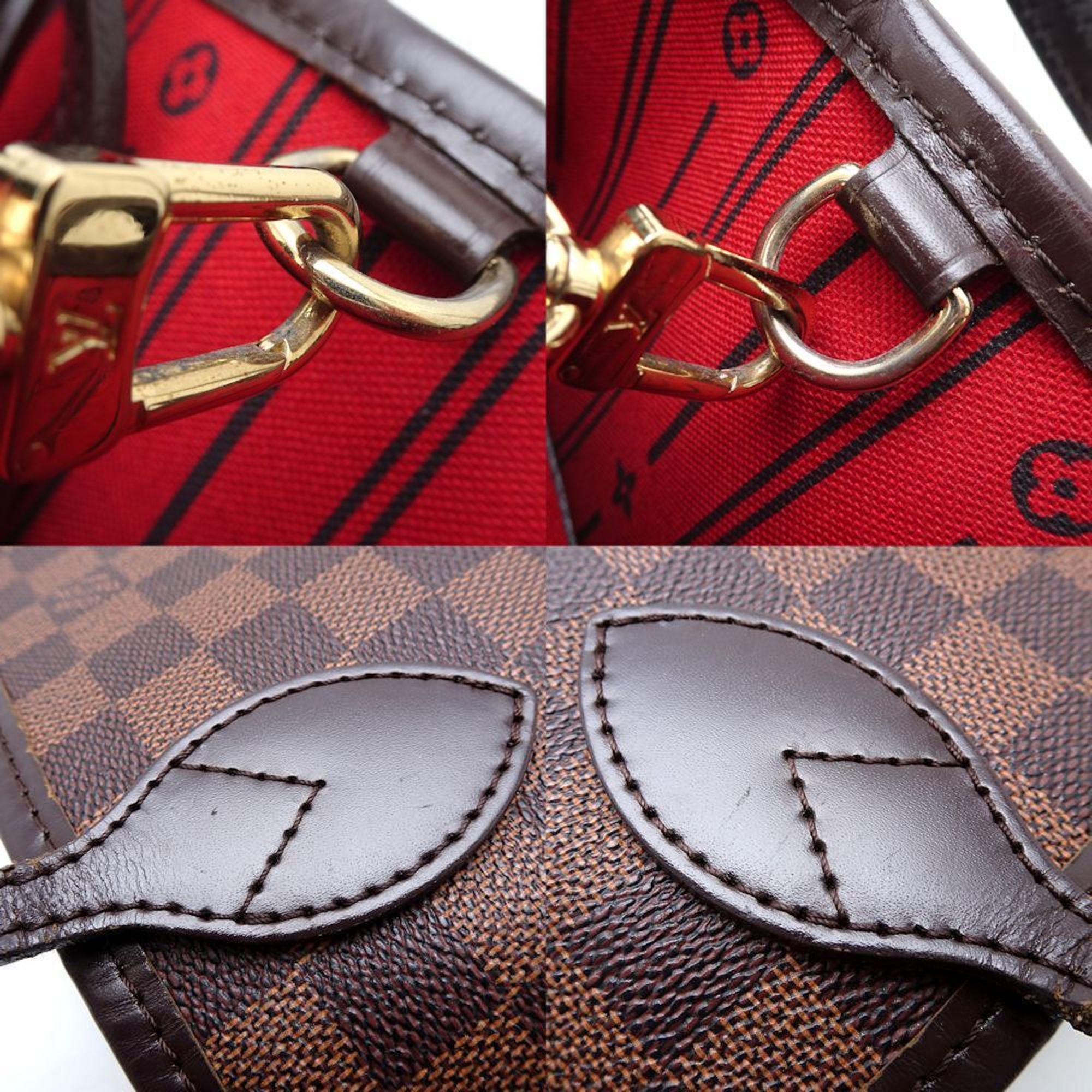 LOUIS VUITTON Louis Vuitton Damier Neverfull PM N51109 Tote Bag Ebene 351388