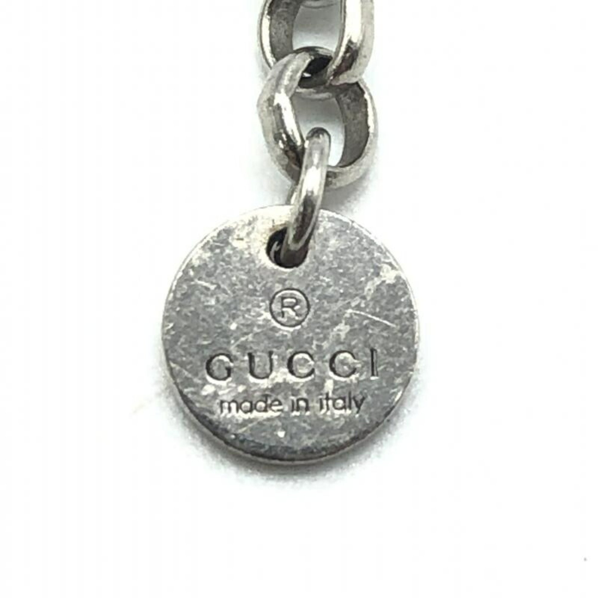 GUCCI Interlocking G Necklace 0309J-8055 503FI Silver Gucci Ag925