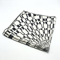 HERMES Carre 70 Scarf Black White Hermes Silk