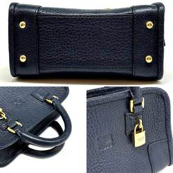 LOEWE Micro Amazona Handbag Shoulder Bag Padlock Navy