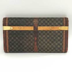 Louis Vuitton Portefeuille Sarah Twist Damier Brown Silver Summer Trunk Collection GO-14 M63778 LOUIS VUITTON