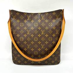 Louis Vuitton Looping GM Monogram Shoulder Bag Brown M51145 LOUIS VUITTON