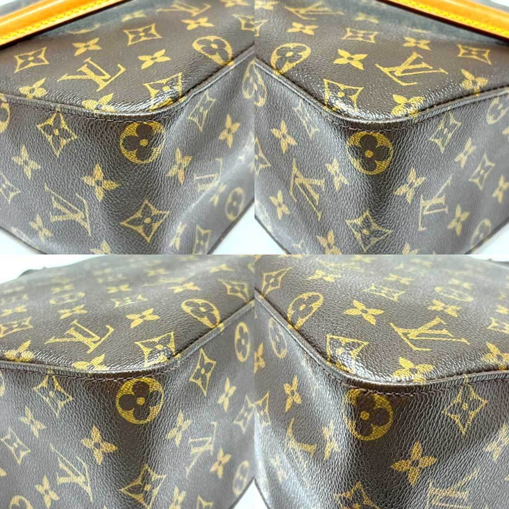 Louis Vuitton Looping GM Monogram Shoulder Bag Brown M51145 LOUIS VUITTON