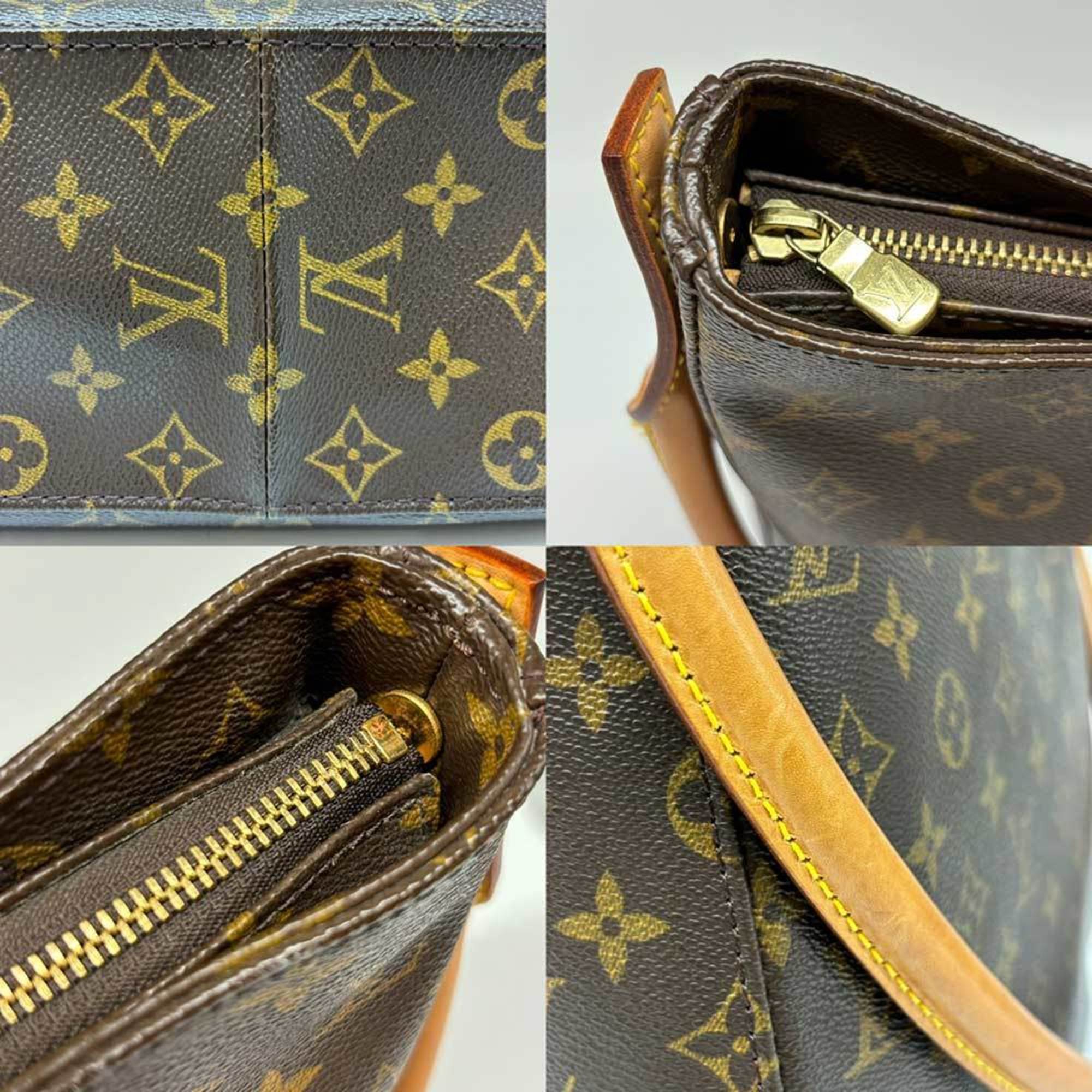 Louis Vuitton Looping GM Monogram Shoulder Bag Brown M51145 LOUIS VUITTON