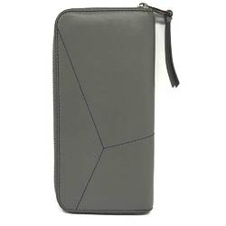 LOEWE Puzzle Stitch Wallet Long Asphalt Grey