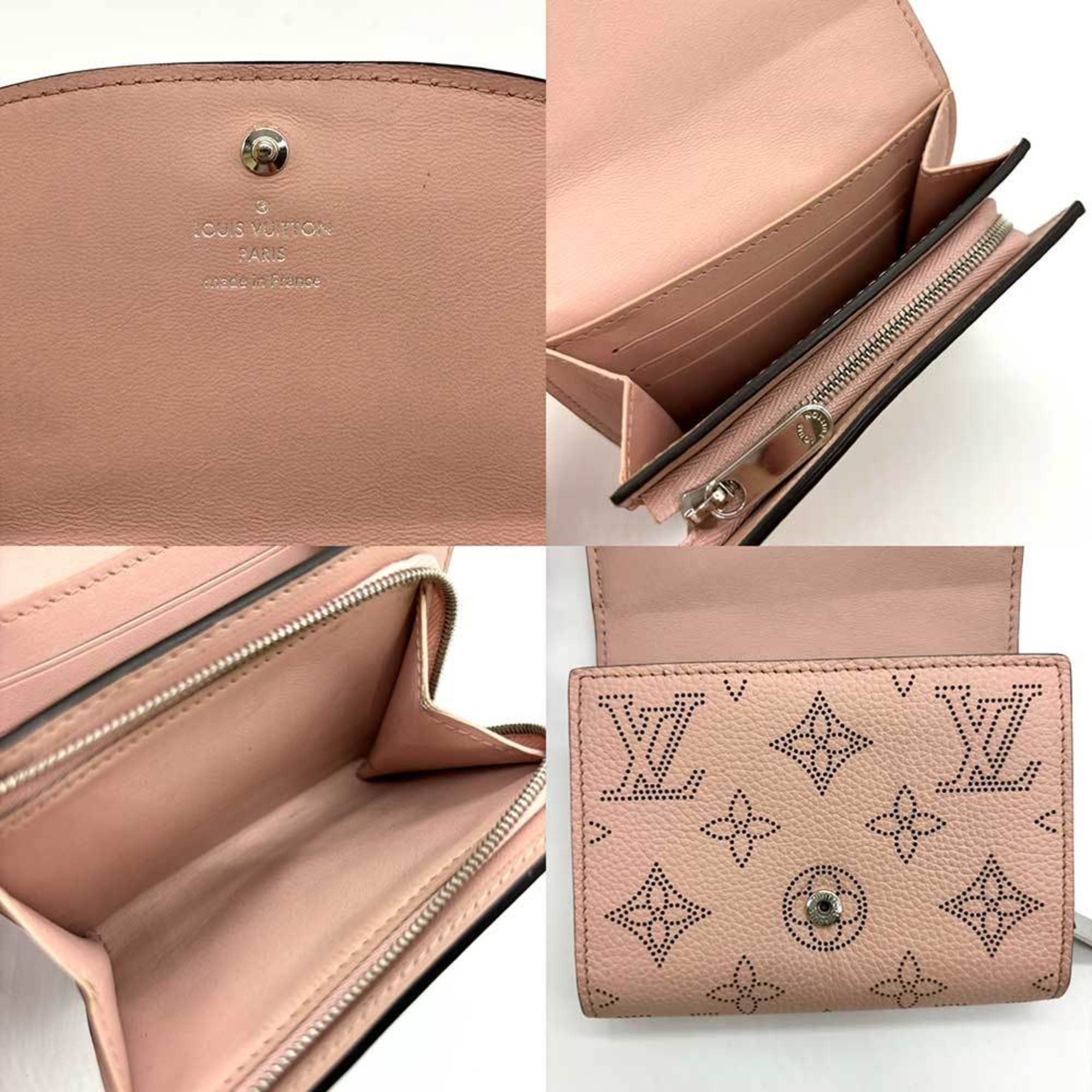 Louis Vuitton Portefeuille Iris Compact Monogram Mahina Pink M82757 LOUIS VUITTON