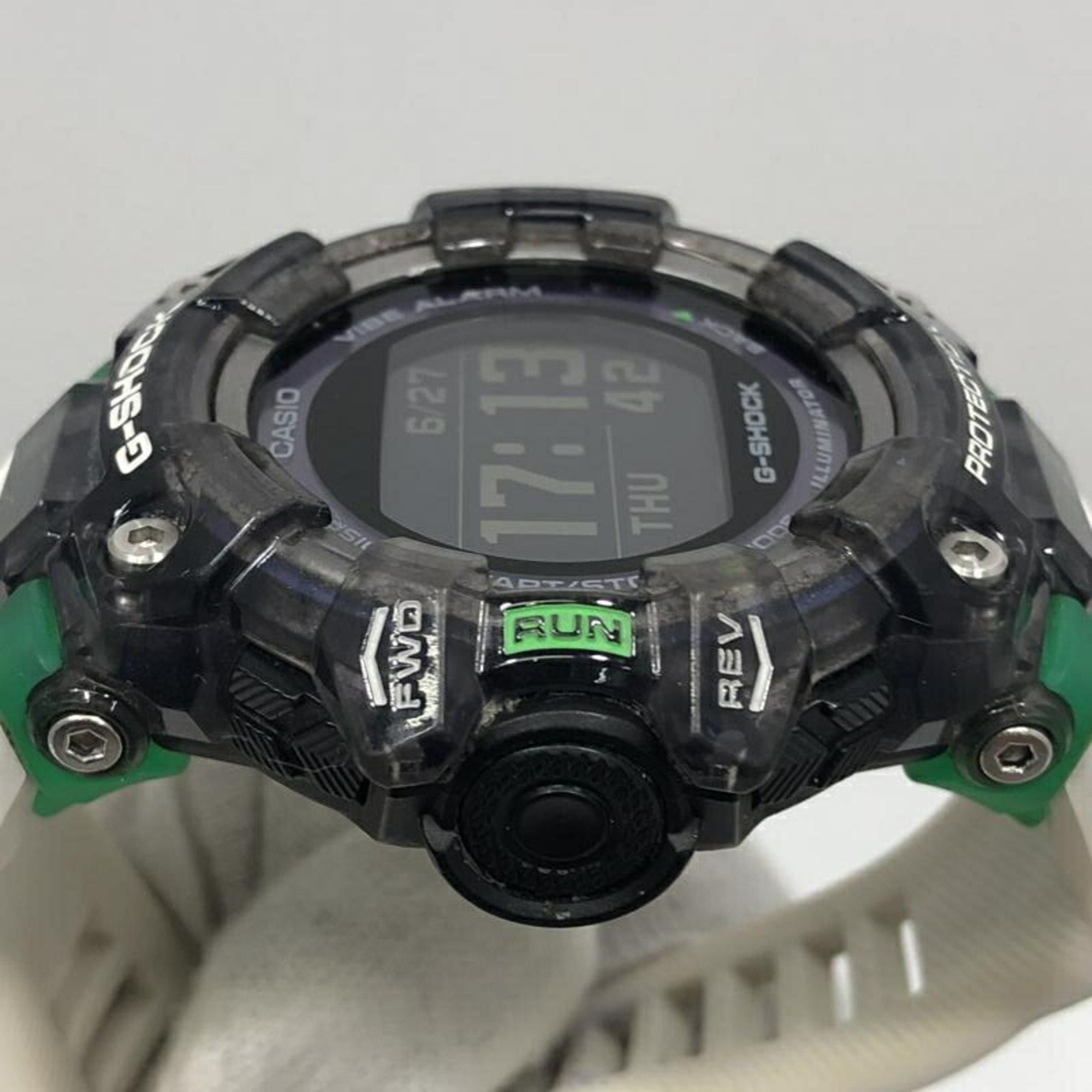 CASIO G-SHOCK Watch GBD-100SM-1A7JF Quartz Black x White Green G-Shock