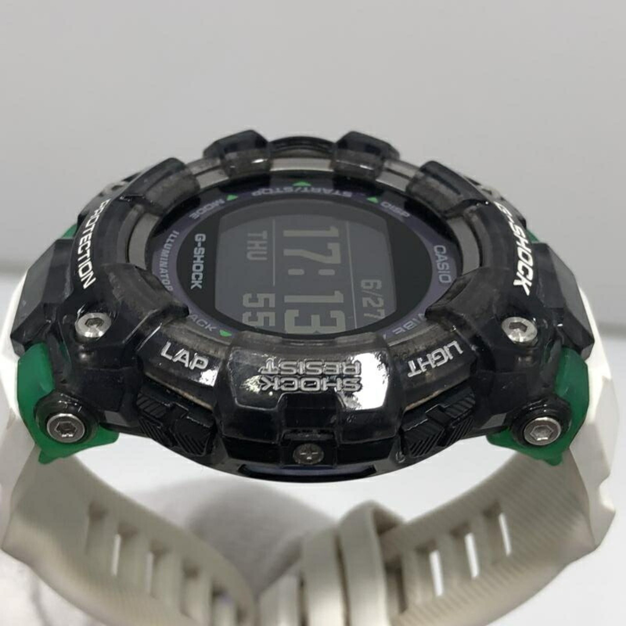 CASIO G-SHOCK Watch GBD-100SM-1A7JF Quartz Black x White Green G-Shock