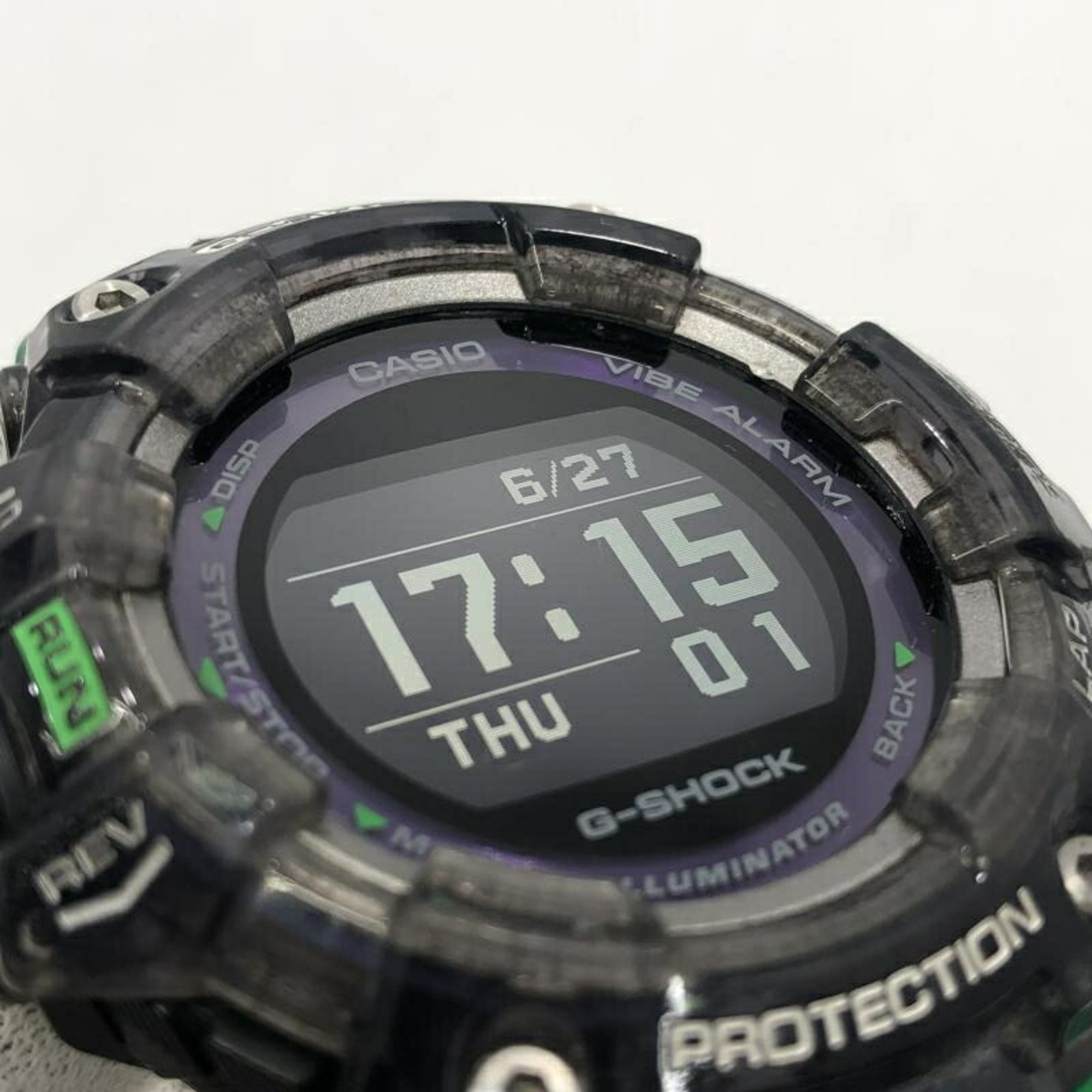 CASIO G-SHOCK Watch GBD-100SM-1A7JF Quartz Black x White Green G-Shock