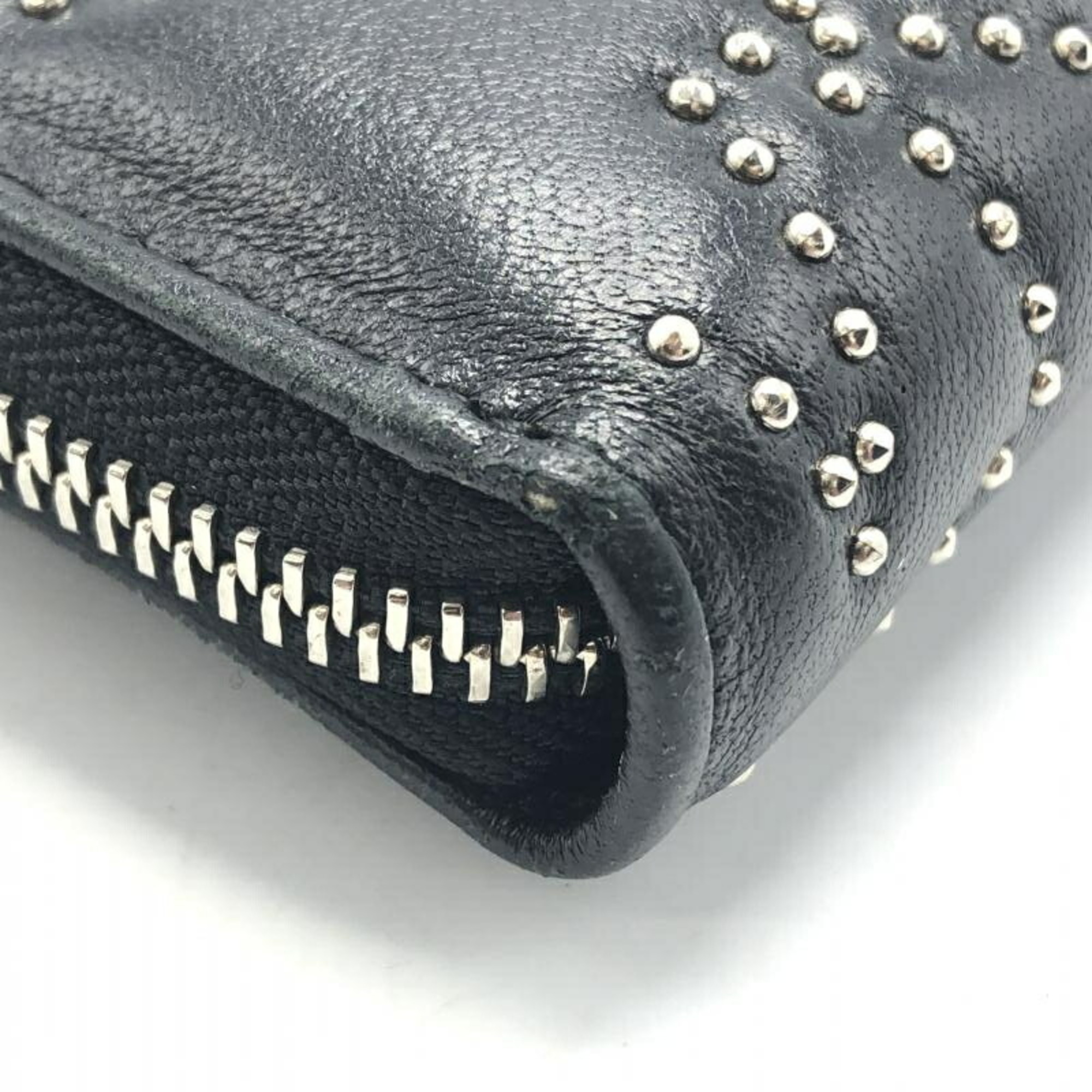 JIMMY CHOO Round Wallet Black