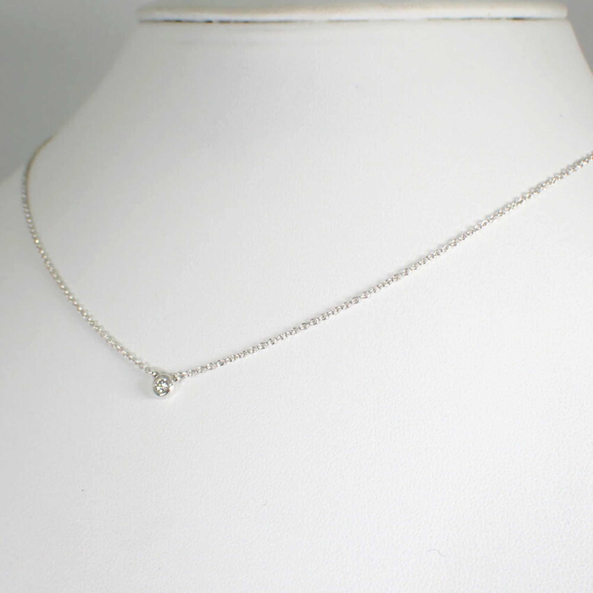 TIFFANY 925 By the Yard Diamond 1pc Necklace