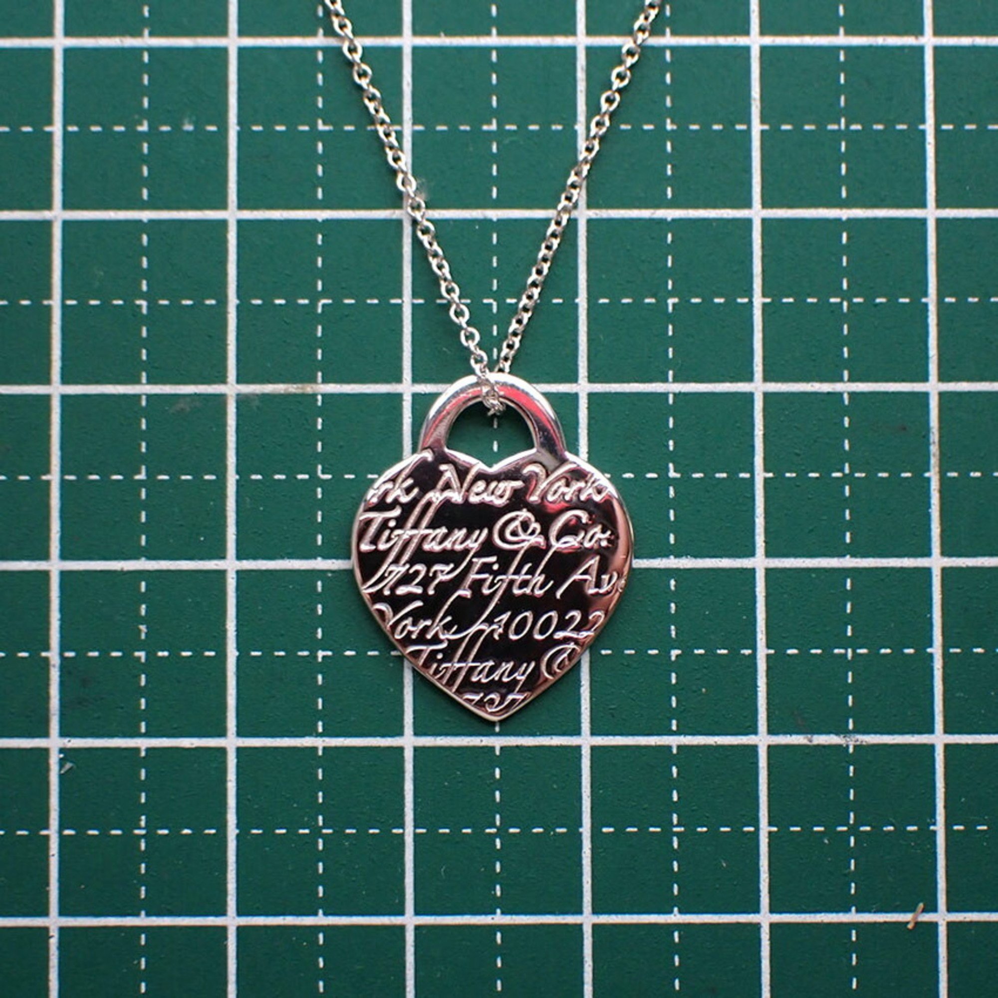 TIFFANY Tiffany 925 Notes Heart Pendant Necklace