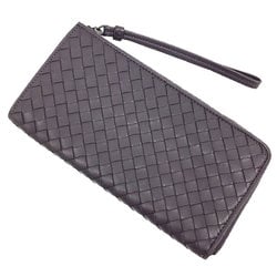 BOTTEGA VENETA Intrecciato L-shaped long wallet 244823 Leather Brown 10008306