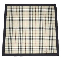 BURBERRY LONDON Burberry London Check Scarf Silk Beige x Black Women's aq10098