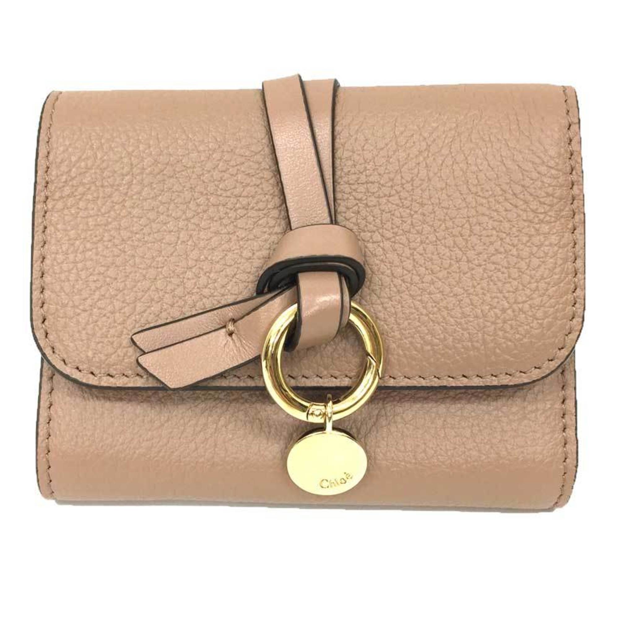 Chloé Chloe CHC21WP718F57527 D31J6L Tri-fold wallet with coin purse Leather Wallet for Women