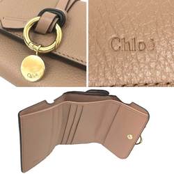 Chloé Chloe CHC21WP718F57527 D31J6L Tri-fold wallet with coin purse Leather Wallet for Women