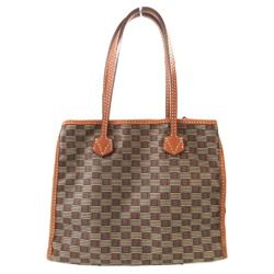 Moreau Paris Vassenne Tote PM Canvas Leather Brown Bag 0550MOREAU PARIS