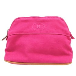 Hermes Bolide Pouch PM Canvas Pink 1919HERMES