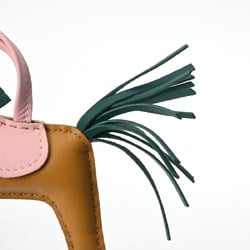 HERMES Rodeo PM Sesame/Rose Sakura/Malachite Y Stamp (around 2020) Women's Anjou Milo Charm