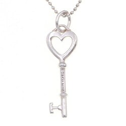 Tiffany Necklace Heart Key SV Sterling Silver 925 Ladies Pendant Lock TIFFANY&Co.