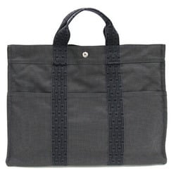 Hermes handbag Air Line Tote MM grey canvas tote bag for men and women HERMES