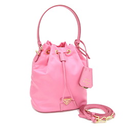 Prada Bag Re-Edition 1978 1BE067 Pink Nylon Leather Shoulder Women's PRADA