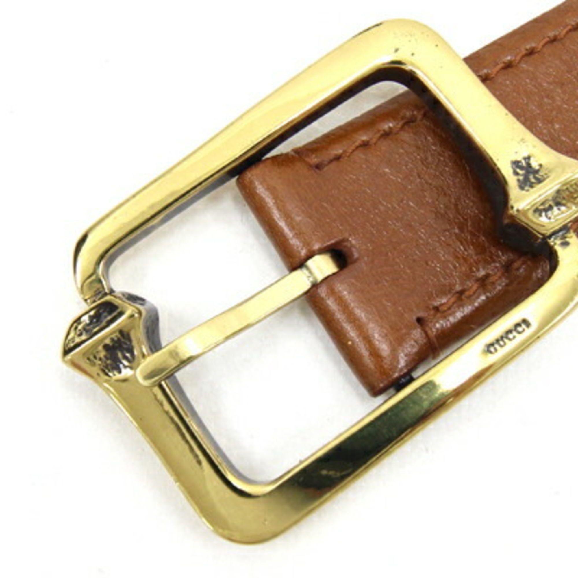 Gucci Belt 114652 Brown Leather Men's GUCCI