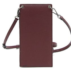 Jimmy Choo Shoulder Bag Star Studs Pegasi Phone Case Bordeaux Leather Smartphone Pochette Women's Men's JIMMY CHOO