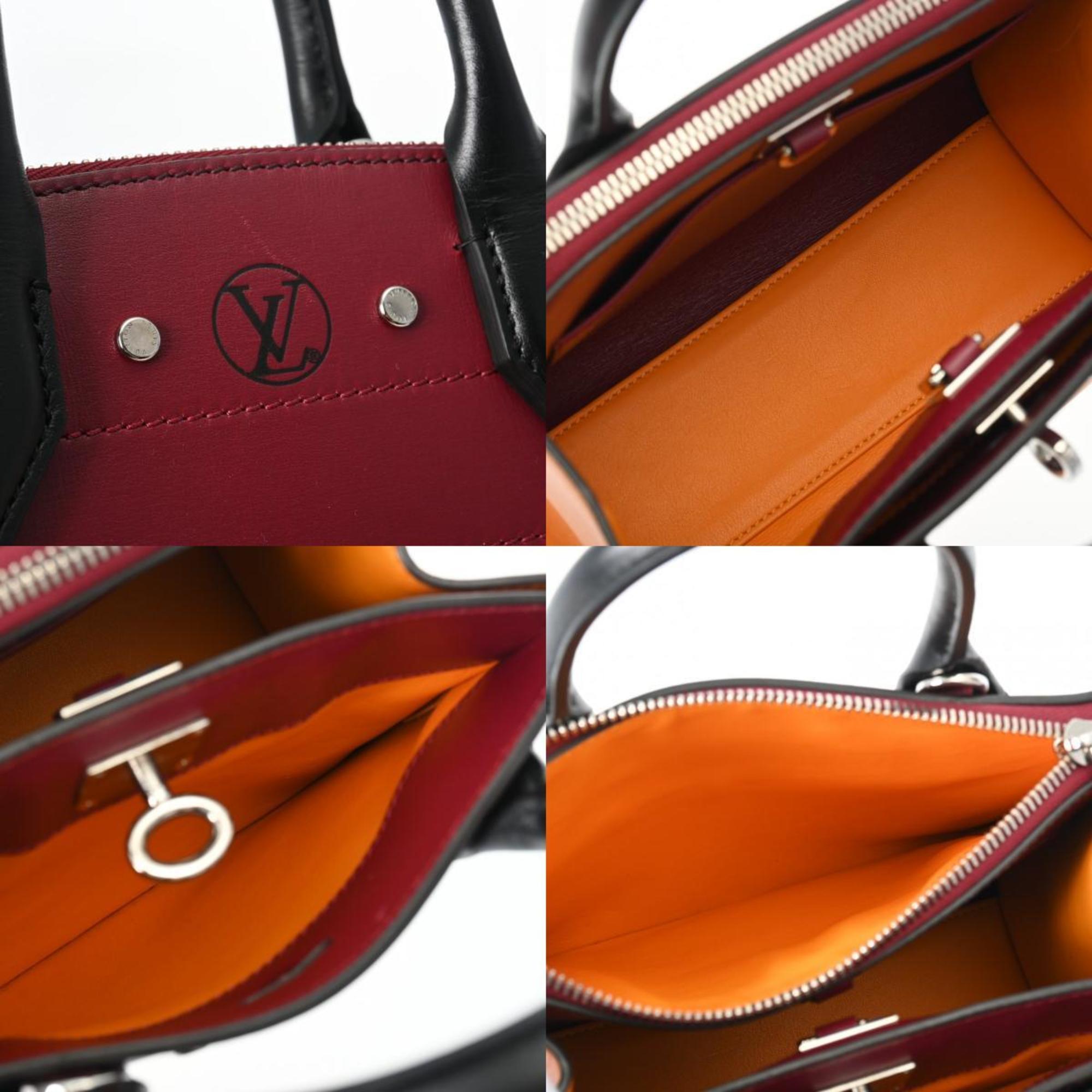 LOUIS VUITTON City Steamer MINI Bordeaux/Yellow/Black M42438 Women's Calfskin Handbag