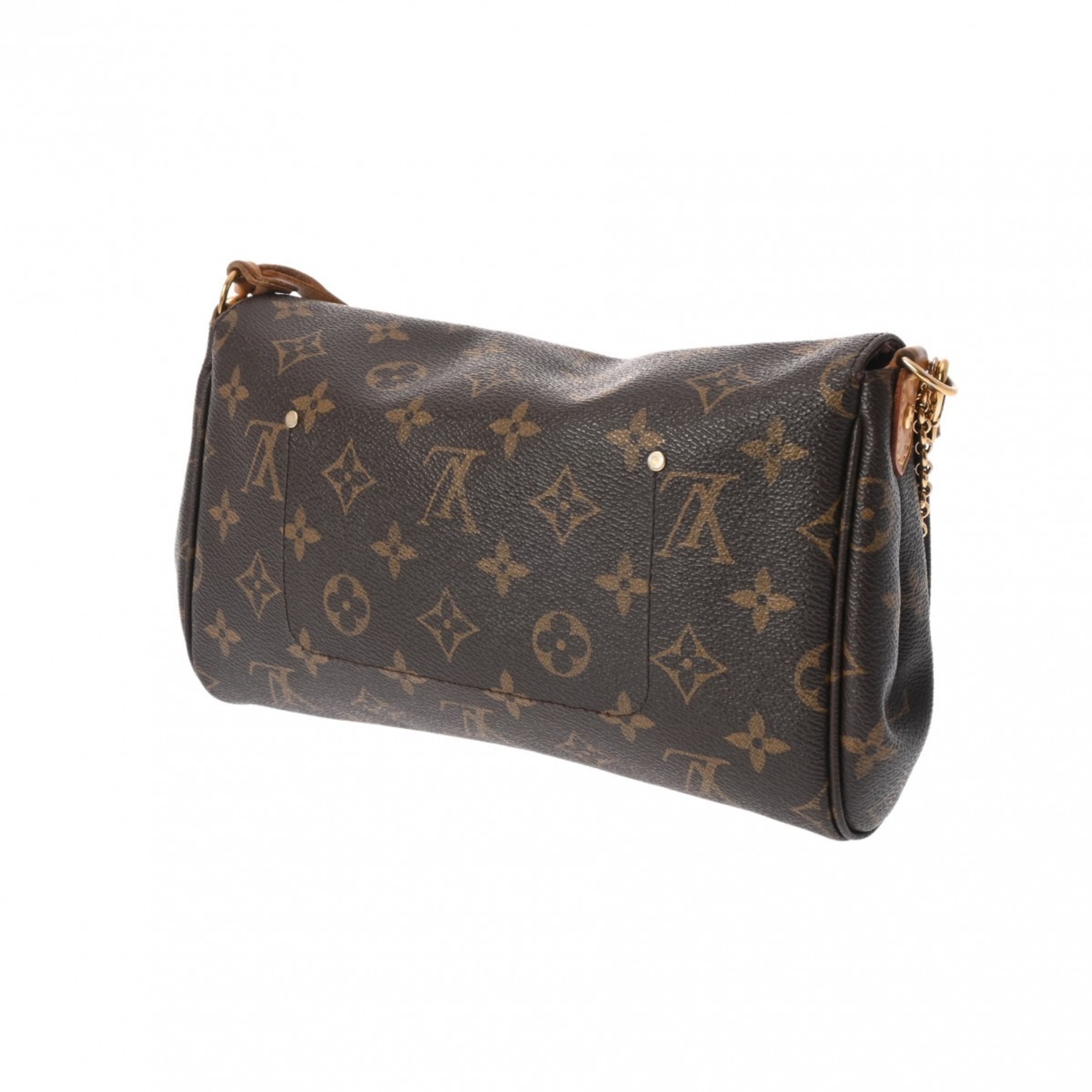 LOUIS VUITTON Louis Vuitton Monogram Favorite MM Brown M40718 Women's Canvas Shoulder Bag