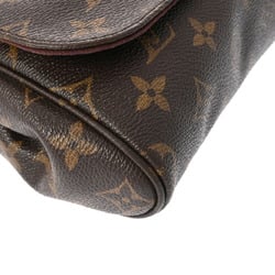 LOUIS VUITTON Louis Vuitton Monogram Favorite MM Brown M40718 Women's Canvas Shoulder Bag